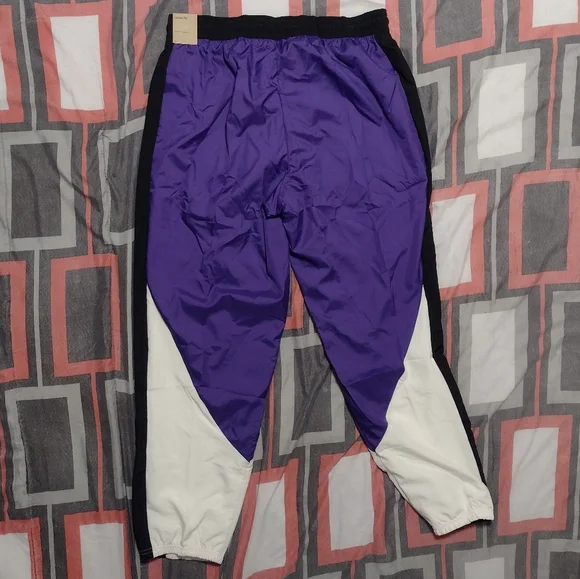 Nike Force Starting 5 Mens Basketball Pants purple black white size XL - Picture 5 of 7